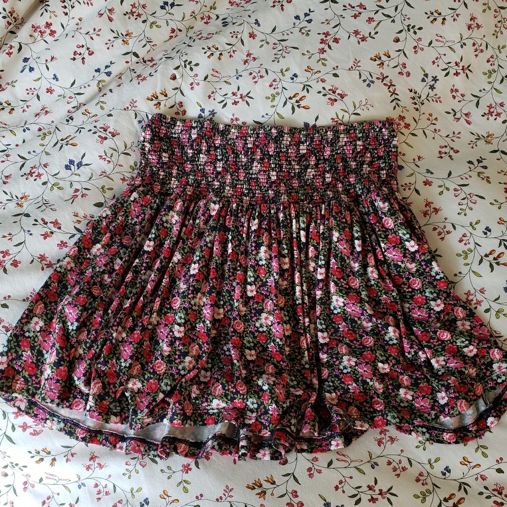 Forever21 floral skort
